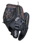 Rawlings Right Hand Baseball Glove Youth 11" Black Brown PL1109BPU For Rh Throw. Fixed Price $16.99.