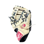 Rawlings Beige Black Leather Baseball Glove Full Finger One Size 13. Fixed Price $125.00.