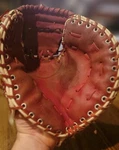 Vtg 60S All-pro Leather Catcher's Mitt Baseball Glove Lite Weight LFB-2 Rht. Fixed Price $80.00.