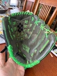 Franklin 11" Fast Pitch Pro Girls Softball Basebal Glove Rht Green/grey 22317. Fixed Price $18.86.