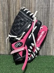 Rawlings Kids T-ball Glove PL91PB Pink/black Right Handed Thrower Age 3-5 New. Fixed Price $14.99.
