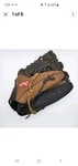 Rawlings D120MCBPT 12" Brown Black Leather Baseball Softball Glove. Fixed Price $30.00.