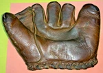 Vtg Draper & Maynard Leather Baseball Glove Grady Hatton DG921. Fixed Price $45.00.