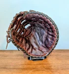 Rawlings Bull BFM18 Brown Leather Baseball/softball Rht First Glove 1B Mitt. Fixed Price $120.00.