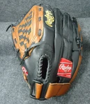 Rawlings Baseball Glove 13" Rht RS130B Renegade Basket Web Black Brown Leather. Fixed Price $29.98.