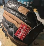 Rawlings Baseball Glove Rh Throw Playmaker Series Model Pm 12OT. Fixed Price $12.00.