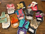 Bruce Bolt Batting Gloves All Youth Medium Except One Large. Fixed Price $275.00.