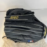 Wilson A560 Baseball Glove/mitt Black 12.5 A0560AC125BB Rht. Fixed Price $17.99.
