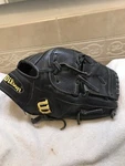 Wilson A600 12 Youth Adult Black Baseball Softball Glove Right Hand Throw. Fixed Price $75.00.