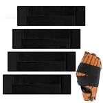 Glove Wrap Band, 4 Pcs Baseball Strap, 35CM X 10CM, Black. Fixed Price $15.62.