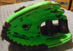 Phinix 10" Baseball Glove Tee Mitt Kid Play Training #641000L-1 Green Black. Fixed Price $16.99.