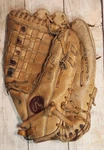 Vintage Rawlings Softball Glove GJF4 Cesar Cedeno Right Hand Throw Fastback Mitt. Fixed Price $20.00.