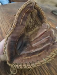 Pre Owned Nokona Amg 175K Pro Buckaroo Brown Leather Baseball Glove Rht. Good. Fixed Price $95.00.