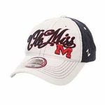 Zephyr Adult Women Vogue Relaxed Hat, White/team Color, Adjustable. Fixed Price $14.99.