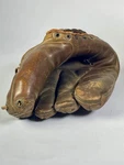 Vtg Ted Williams Baseball Glove 1940S Wilson Leather A2042 Streamlined Fingers. Fixed Price $49.99.