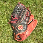 Wilson A2000 Fp 12 Pro Stock Baseball Softball Glove Leather Black/red Rht. Fixed Price $189.99.