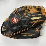 Worth W135BF Black & Brown Leather Right Hand Softball Glove - Adult 13.5. Fixed Price $49.99.