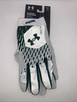 Under Armour Men's Xl Ua Clean Up Baseball Batting Gloves Green Gray Nwt. Fixed Price $19.73.