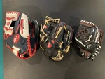 Rawlings Youth Baseball Glove Lot 10.5 PL90MB H1051B WPL110NWS. Fixed Price $50.00.