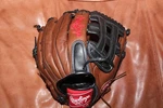 Rawlings 3/4" Premium D1275DB Fully Conditioned Leather Softball. Fixed Price $125.00.