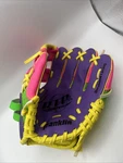 Franklin Kids Youth Left Baseball Glove 22814-9 1/2" Girl"s Pink Purple T-ball. Fixed Price $10.07.