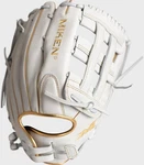 Miken - Gold Pro Series 13" White Slowpitch Glove. Fixed Price $172.44.