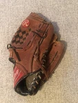 Rawlings Mark Of Pro Leather Baseball Glove (RBG27) - 12.5 In, Rht, Brown. Fixed Price $19.99.