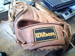 Wilson Force A9856 Baseball Glove 12.5" Brown Leather Power Snap Cowhide. Fixed Price $34.95.