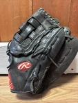 Rawlings Preferred RBG22NC Black Baseball Glove Leather- 12 1/4 Rht. Fixed Price $24.95.