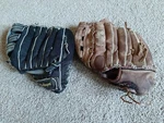 Baseball Softball Gloves: Rawlings FP120 Fast Pitch 12" + Macgregor ??. Fixed Price $6.50.