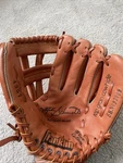 Franklin 4357 Rht Righthand Throw Autograph Model Cowhide Flex Action Nylon Sewn. Fixed Price $18.00.