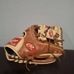 Rawlings Leather Baseball Glove Gold Elite 11.5 GGE115IBRAC Rht - Brown/tan. Fixed Price $65.60.