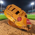 Rawlings Baseball Glove Wing Tip Softball Size PG20 Lht Leather Mitt. Fixed Price $18.74.