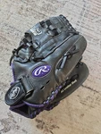 Rawlings Highlight Series 12.5" Baseball Glove Rht Black - HFP125BP. Fixed Price $29.99.
