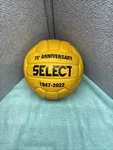 Select Soccer Ball 75 Anniversary Leather (1947-2022). Fixed Price $50.00.