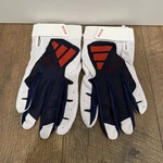 Adidas Adizero Batting Gloves White Navy Red Sz Xl Baseball. Fixed Price $65.00.