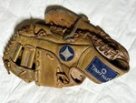 Vintage Spalding Baseball Glove Left Hand Throw Leather Adult Mitt Advisory Staf. Fixed Price $14.00.