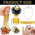 Highergo 10PC Trophy Rings Mvp Dancer Star Sports Display Stand. Fixed Price $98.99.