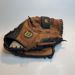 Wilson A0500 P115, Size 1/2 Baseball Glove Top Grade Leather Rht Brown. Fixed Price $30.00.
