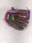 Franklin Sports 22867 9.5'' Tee Ball Meshtek Glove Purple Gray Pink Rht. Fixed Price $8.09.