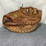 Vtg Wilson A2800 First Leather Baseball Glove Mitt 12" Right Hand Throw Usa. Fixed Price $70.00.