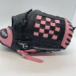 Nwot Rawlings PL950BP 9.5" Black & Pink Baseball Glove The Gold. Fixed Price $13.49.