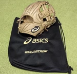 Used Asics Baseball Infield Glove Rh Goldstage I-pro. Fixed Price $220.00.
