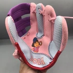 Franklin Girl's Dora The Explorer Pink T-ball Rht Softball Baseball Glove 8.5". Fixed Price $9.85.