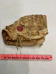 Rawlings Righthand Throw Baseball Pitchers Glove 9380 Basket Web Brown Leather. Fixed Price $15.00.