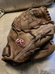 Rawlings Heritage Pro XFG120 12IN Rh Throw Softball Mitt. Fixed Price $79.99.