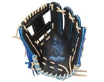 New Rare Japan Rawlings Hoh Dp Colors 11.5 Softball Infield Glove Black Royal. Fixed Price $115.00.