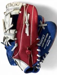 Mizuno Baseball Glove Red White & Blue 11 Youth Prospect Powerclose. Fixed Price $33.00.