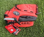 Rawlings PL110S Red 11" Youth Baseball Mitt Glove. Fixed Price $14.50.