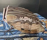 Rawlings Softball Mitt WFP120 Brown Pink Right Handed. Fixed Price $15.99.